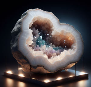 comment ouvrir une geode de quartz 